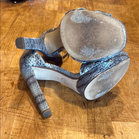 MICHAEL Michael Kors Gray Heels with Snakeskin Pattern - Picture 7 of 7